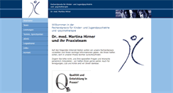 Desktop Screenshot of praxis-dr-hirner.de